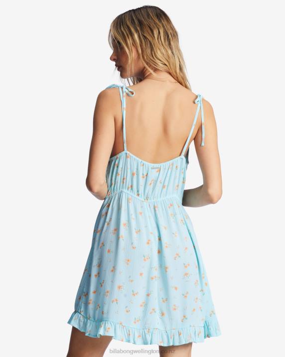 Women Pure Aqua Billabong Heart Breaker Strappy Dress 80P82112
