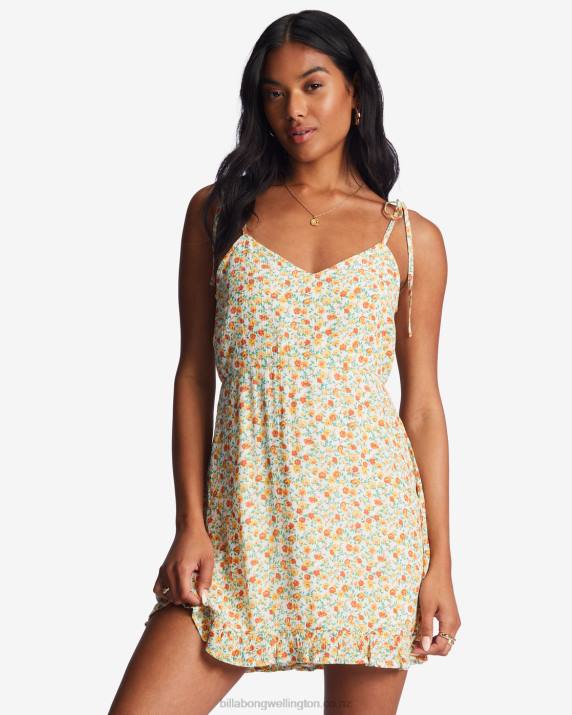 Women Salt Crystal Billabong Heart Breaker Strappy Dress 80P81956