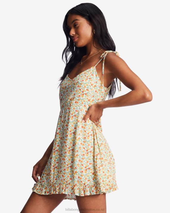 Women Salt Crystal Billabong Heart Breaker Strappy Dress 80P81956