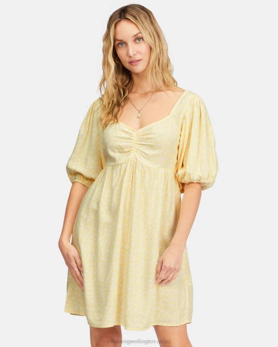 Women Salt Crystal Billabong Sea Side Babydoll Dress 80P82326
