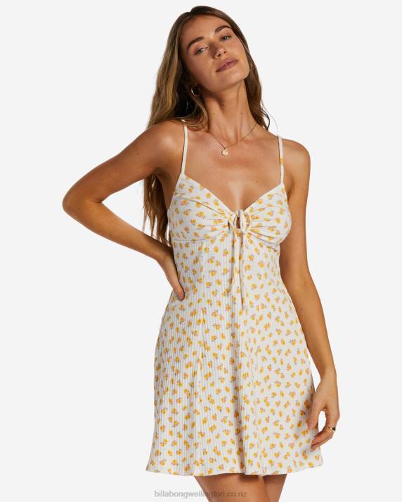 Women Salt Crystal Billabong Sunny Garden Rib Knit Dress 80P82041