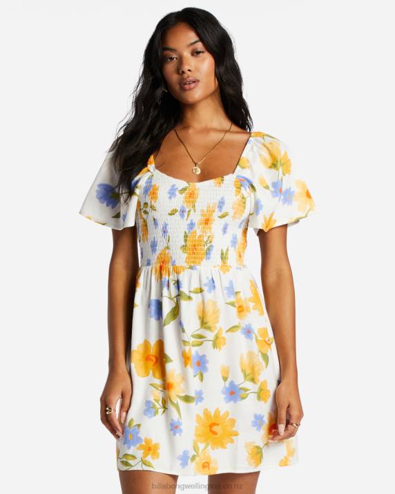 Women Salt Crystal Billabong Sweet Side Mini Dress 80P82082