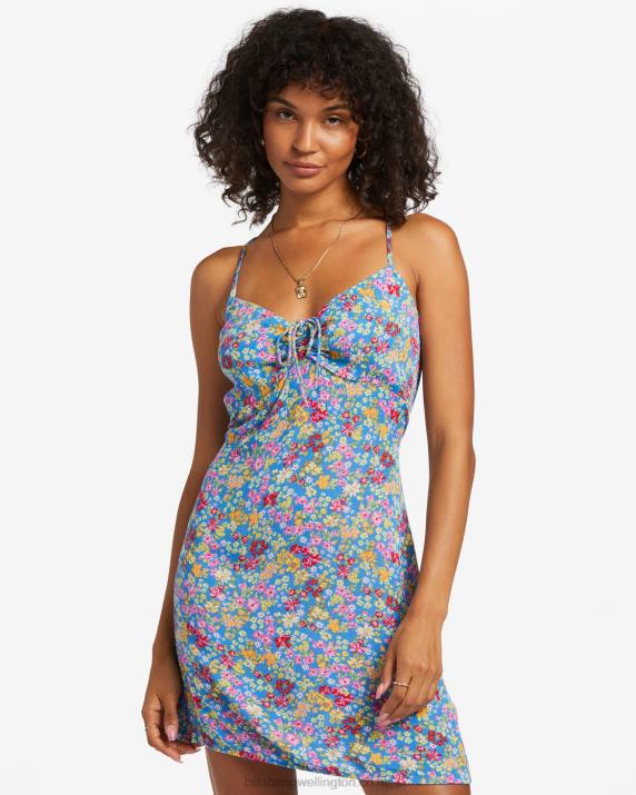 Women Seaside Billabong Sun Chaser Mini Slip Dress 80P81839