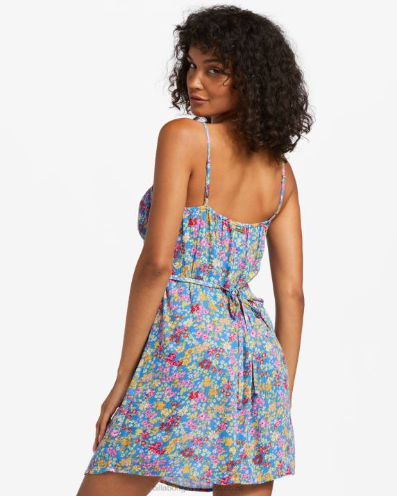 Women Seaside Billabong Sun Chaser Mini Slip Dress 80P81839