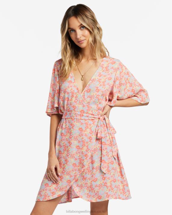 Women Soft N Peachy Billabong All For You Mini Dress 80P81814