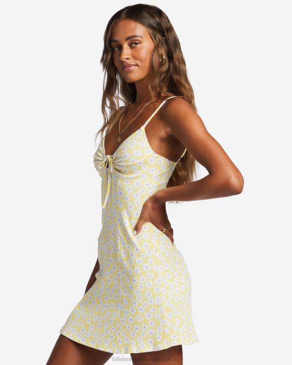 Women Sunbeam Billabong Sunny Garden Rib Knit Dress 80P82830