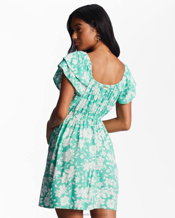 Women Sweet Grass Billabong Enchant Me Mini Dress 80P82009