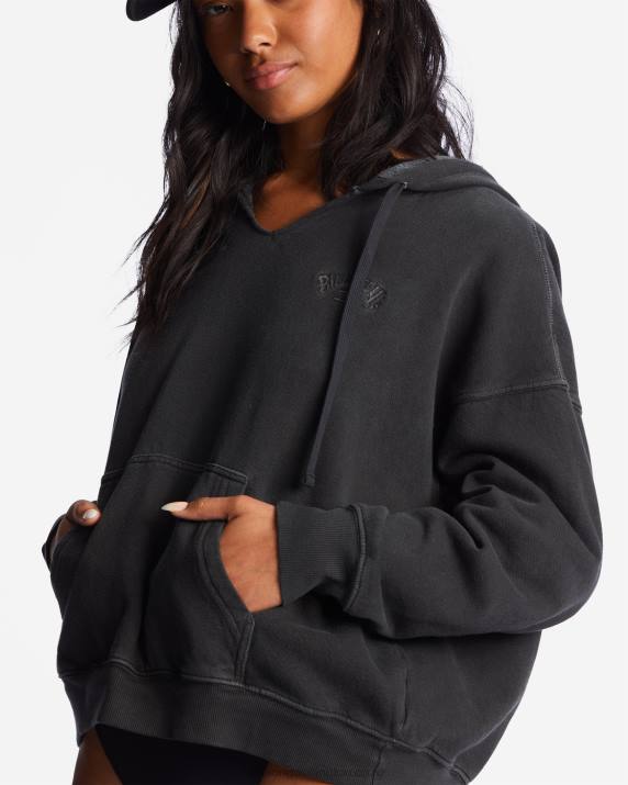 Women Black Sands Billabong Forever Saturday Hoodie 80P82017