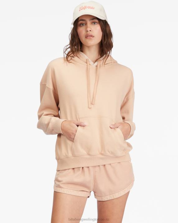 Women Driftwood Billabong Perfect Weekend Heavyweight Pullover Hoodie 80P82275