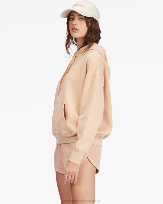 Women Driftwood Billabong Perfect Weekend Heavyweight Pullover Hoodie 80P82275