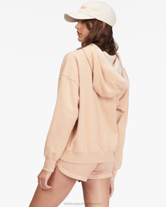 Women Driftwood Billabong Perfect Weekend Heavyweight Pullover Hoodie 80P82275