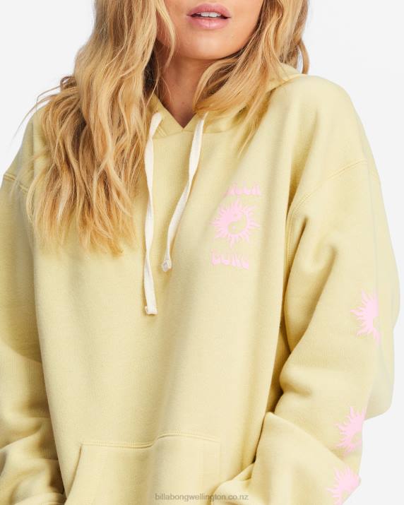 Women Faded Cactus Billabong As Above So Below Graphic Hoodie 80P82222