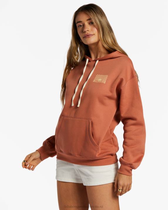 Women Henna Billabong Suns Up Hoodie 80P82043