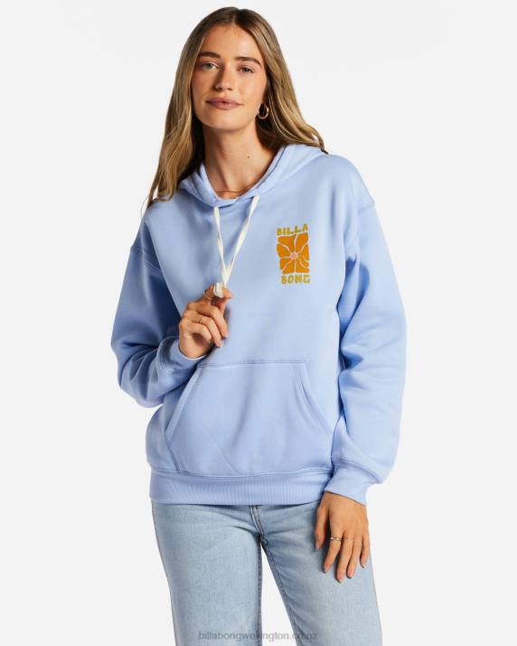 Women Outta The Blue Billabong In The Garden Hoodie 80P82079