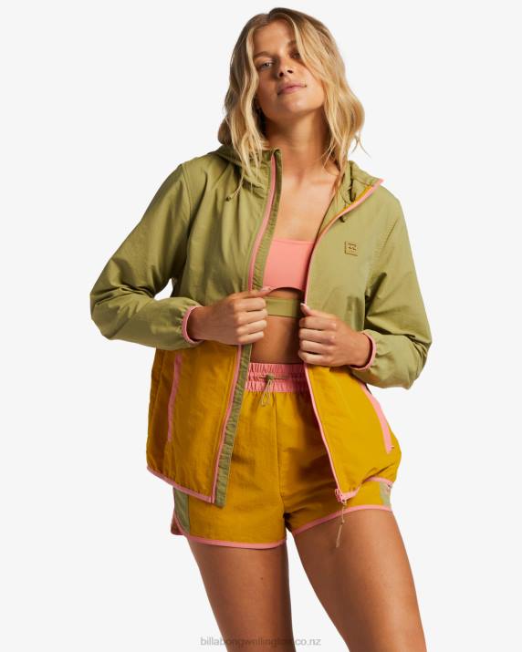 Women Multi Billabong Windy Trails Lightweight Jacket 80P81807