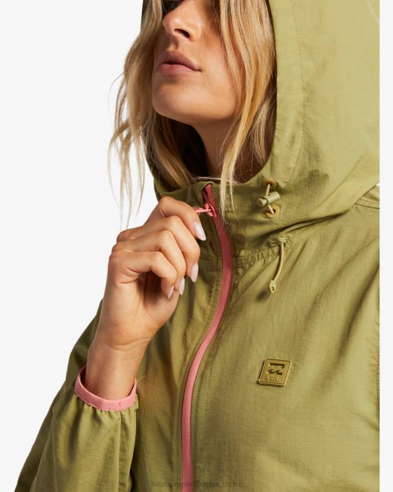Women Multi Billabong Windy Trails Lightweight Jacket 80P81807