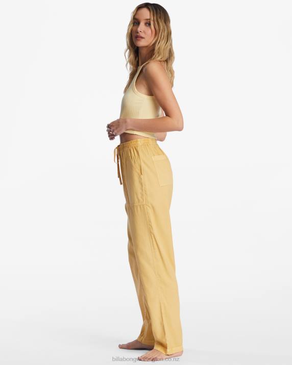 Women Gold Coast Billabong Beachy Keen Woven Pant 80P82196