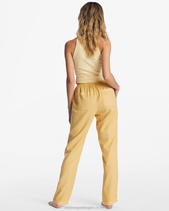 Women Gold Coast Billabong Beachy Keen Woven Pant 80P82196