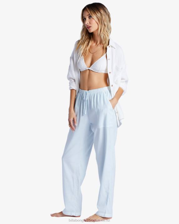 Women Light Chambray Billabong Beachy Keen Woven Pant 80P81836