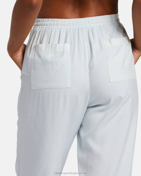 Women Light Chambray Billabong Beachy Keen Woven Pant 80P81836