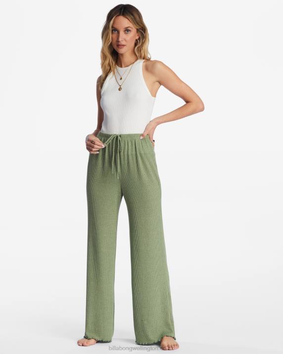 Women Luv Army Billabong So Easy Cozy Lounge Pants 80P82115