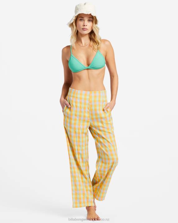 Women Multi Billabong Into You High Waist Pants 80P82164
