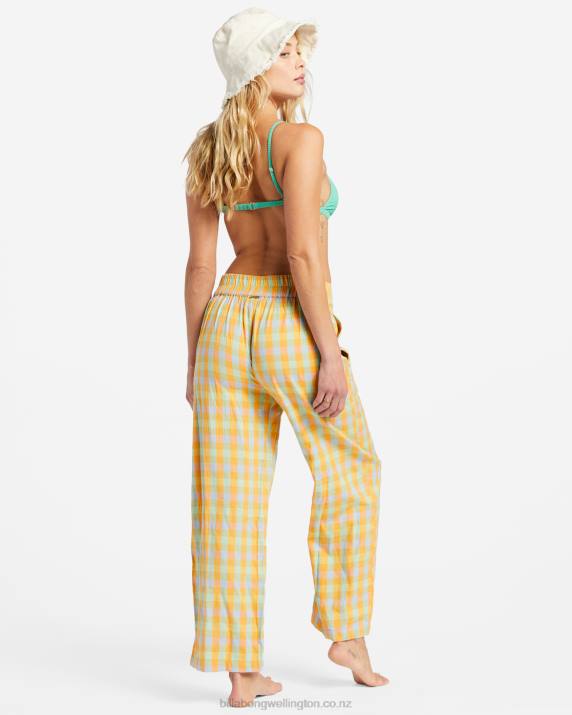 Women Multi Billabong Into You High Waist Pants 80P82164