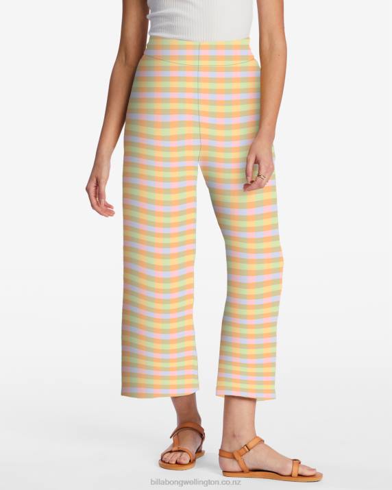 Women Multi Billabong Into You High Waist Pants 80P82164