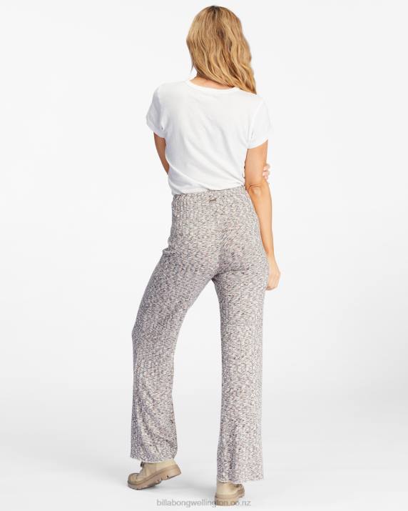 Women Multi Billabong So Easy High-Waisted Wide-Leg Knit Pants 80P82215