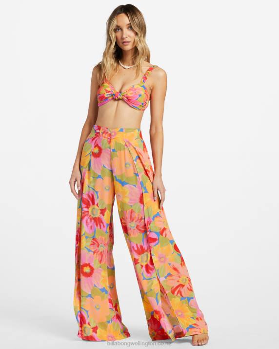 Women Multi Billabong Split Spirit Floral Pants 80P81822