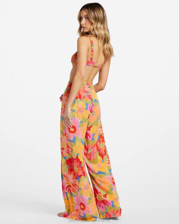 Women Multi Billabong Split Spirit Floral Pants 80P81822