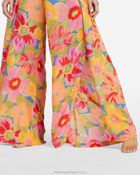 Women Multi Billabong Split Spirit Floral Pants 80P81822