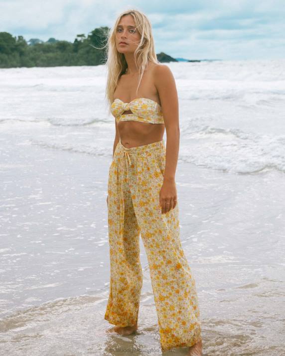 Women Multi Billabong Sun Rays Crinkle Pants 80P81837