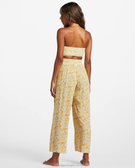 Women Multi Billabong Sun Rays Crinkle Pants 80P81837