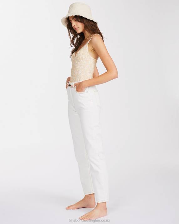 Women Natural Billabong Cheeky Denim Pants 80P82381