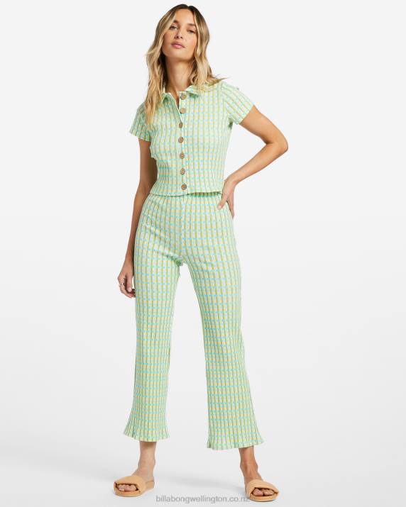 Women Ocean Eyes Billabong Come Back Cropped Pants 80P81778