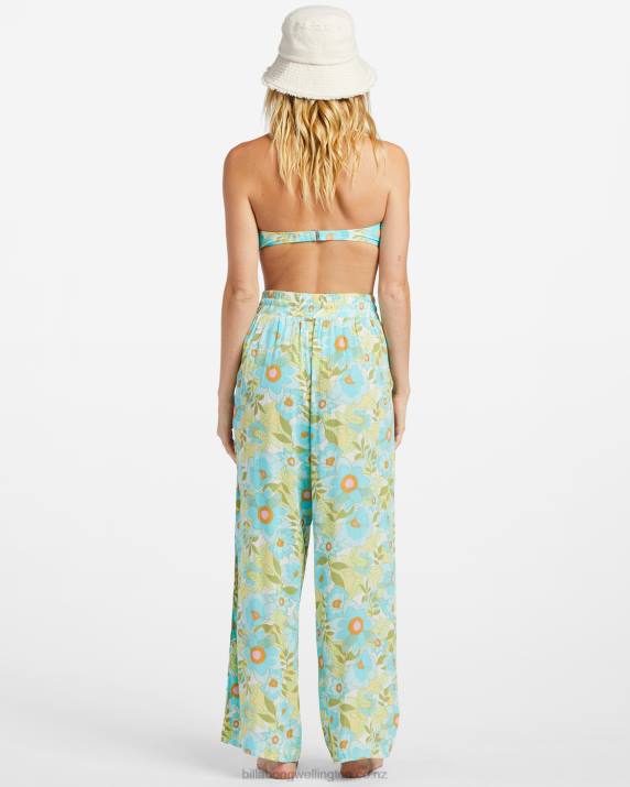 Women Ocean Eyes Billabong Sun Rays Crinkle Pants 80P81850