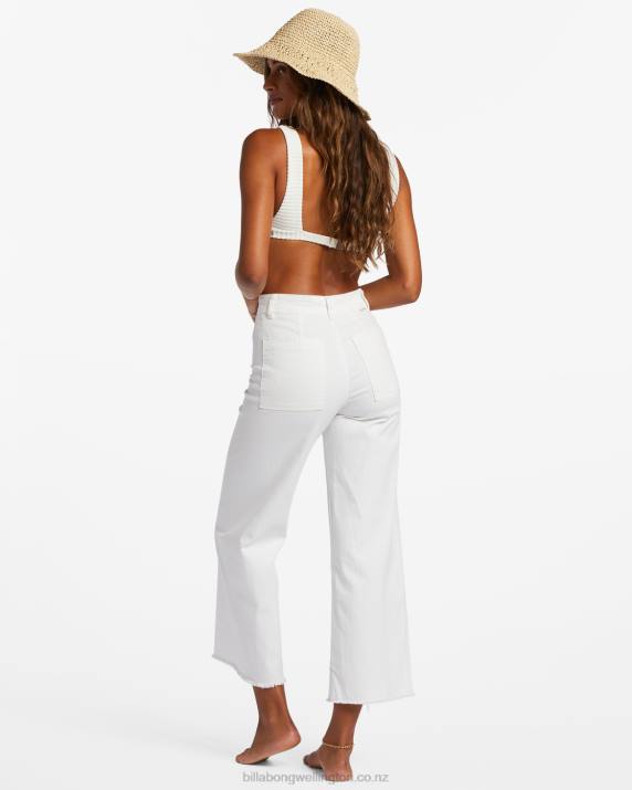 Women Salt Crystal Billabong Free Fall High-Waist Pants 80P81749
