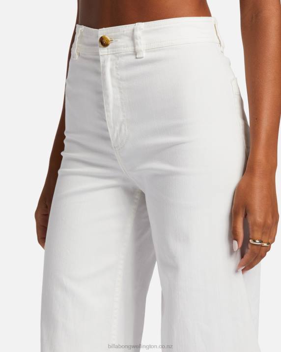 Women Salt Crystal Billabong Free Fall High-Waist Pants 80P81749