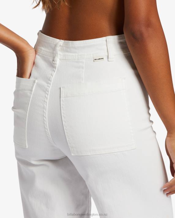 Women Salt Crystal Billabong Free Fall High-Waist Pants 80P81749