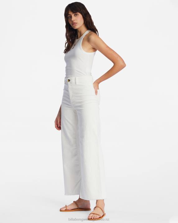 Women Salt Crystal Billabong Free Fall Wide-Leg Pants 80P82018