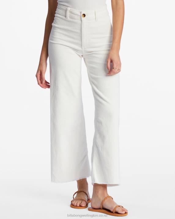 Women Salt Crystal Billabong Free Fall Wide-Leg Pants 80P82018