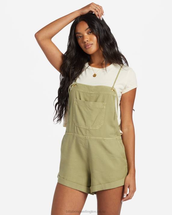 Women Avocado Billabong Wild Pursuit Romper 80P81351