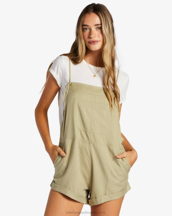 Women Avocado Billabong Wild Pursuit Romper 80P81360