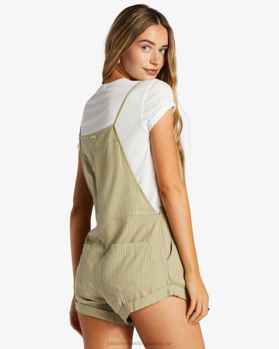 Women Avocado Billabong Wild Pursuit Romper 80P81360