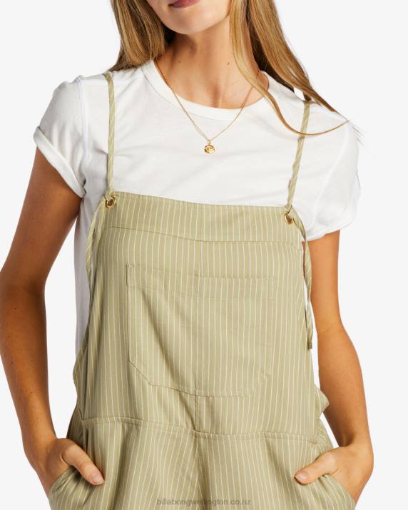 Women Avocado Billabong Wild Pursuit Romper 80P81360