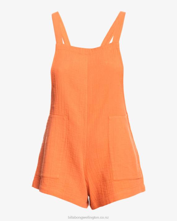 Women Brick Billabong Beach Crush Romper 80P82097