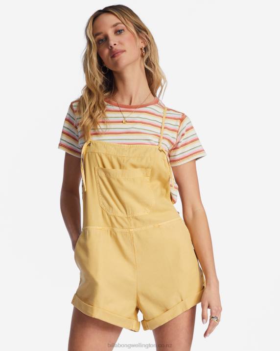 Women Gold Coast Billabong Wild Pursuit Romper 80P81352