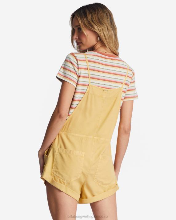 Women Gold Coast Billabong Wild Pursuit Romper 80P81352