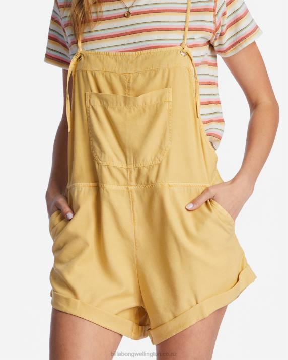 Women Gold Coast Billabong Wild Pursuit Romper 80P81352